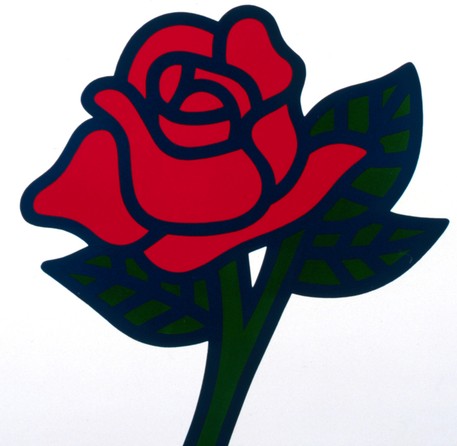 Logotyp för S - Socialdemokraterna